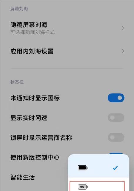 如何设置iPhoneXS电量百分比显示（一步步教你轻松设置iPhoneXS电量百分比显示）