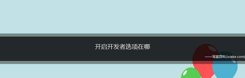 如何关闭OPPO手机的开发者选项（简单教程帮助您关闭OPPO手机的开发者选项）